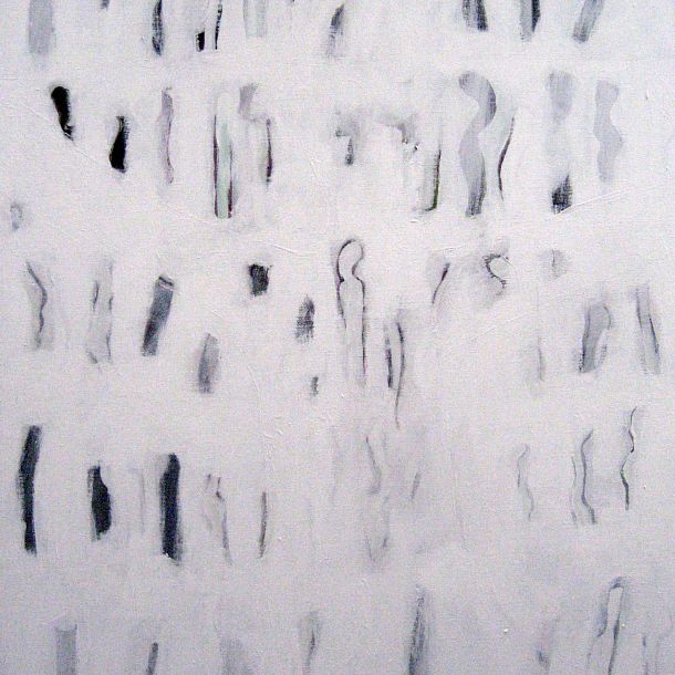 Bibliothèque I (2011)
100 x 80
Acrylique sur toile
Exposition "ORA et LABORA" 
Abbaye de Pontigny (Yonne)